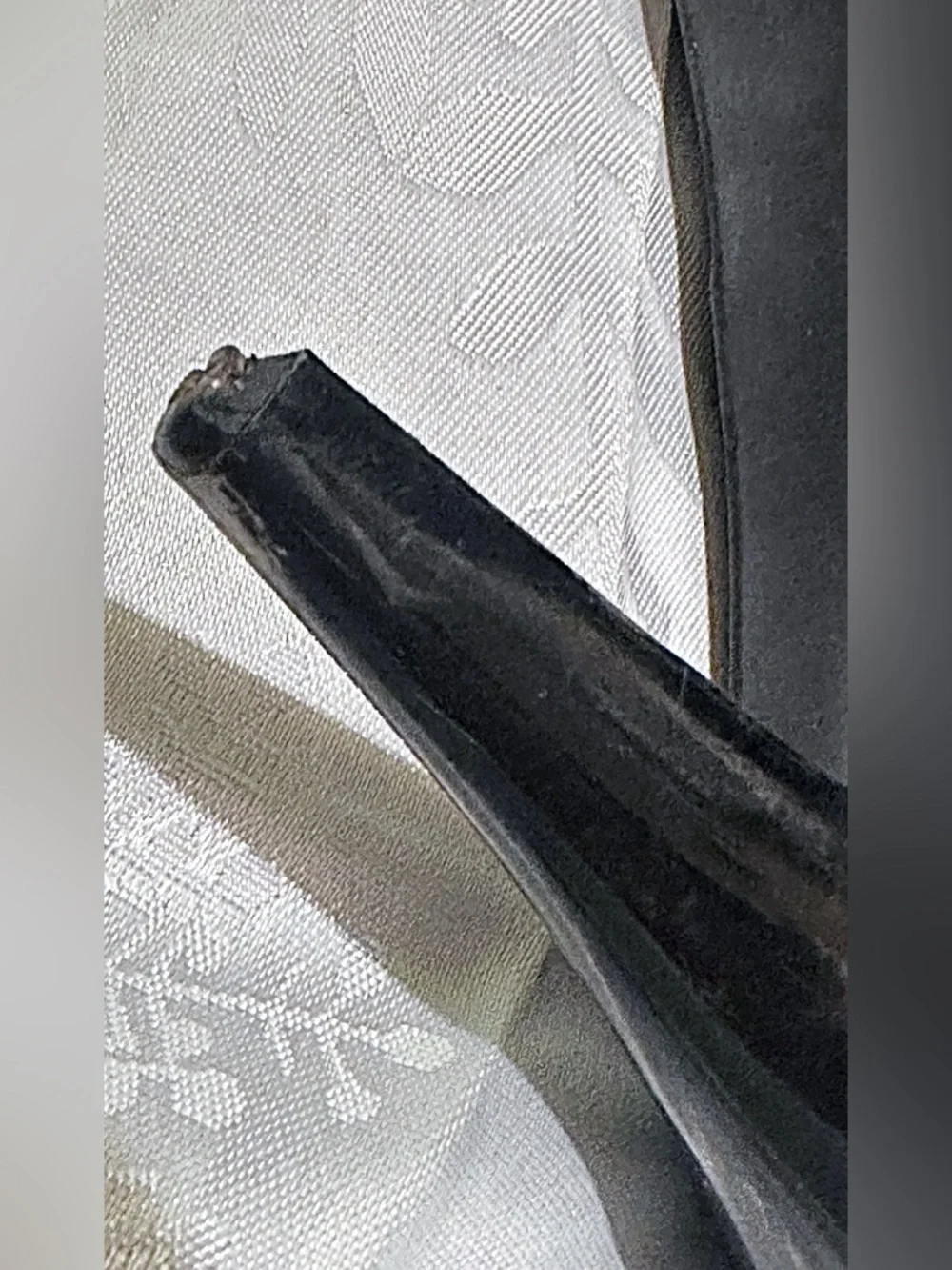 Zara Dark Brown Leatherette Heeled Pumps - Picture 8 of 9